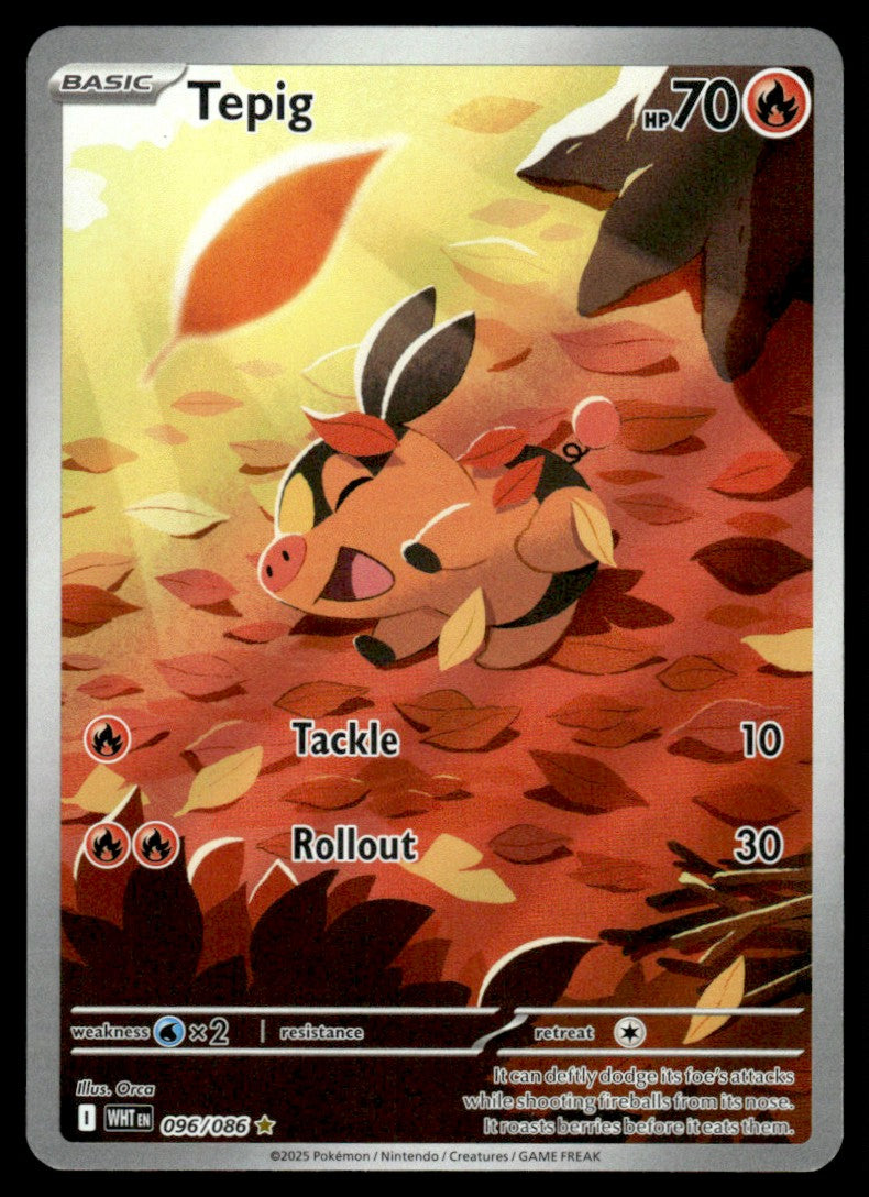 Tepig 096/086 - White Flare - Scarlet & Violet