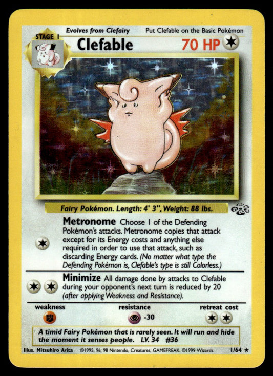 Clefable - LP Holo - 1 - Jungle