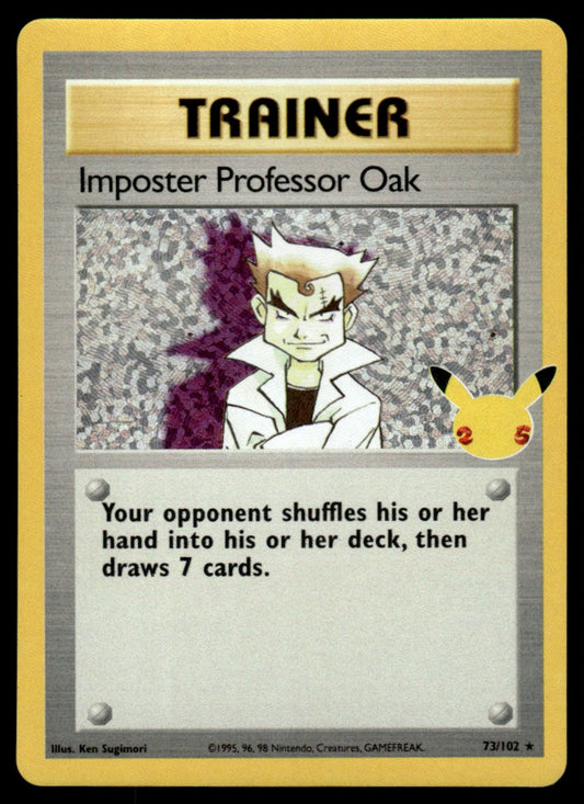 Imposter Professor Oak 073/025 - Celebrations Classic Collection - Sword & Shield