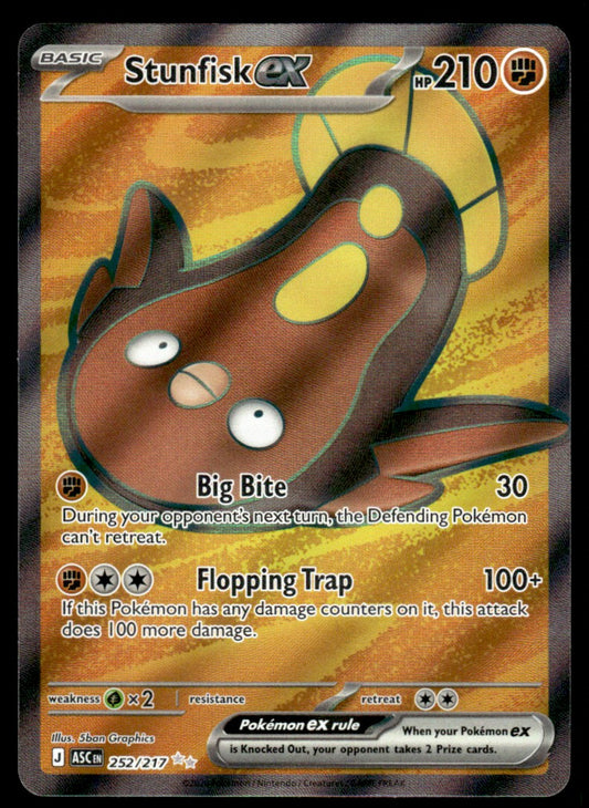 Stunfisk ex 252/217 - Ascended Heroes - Mega Evolution