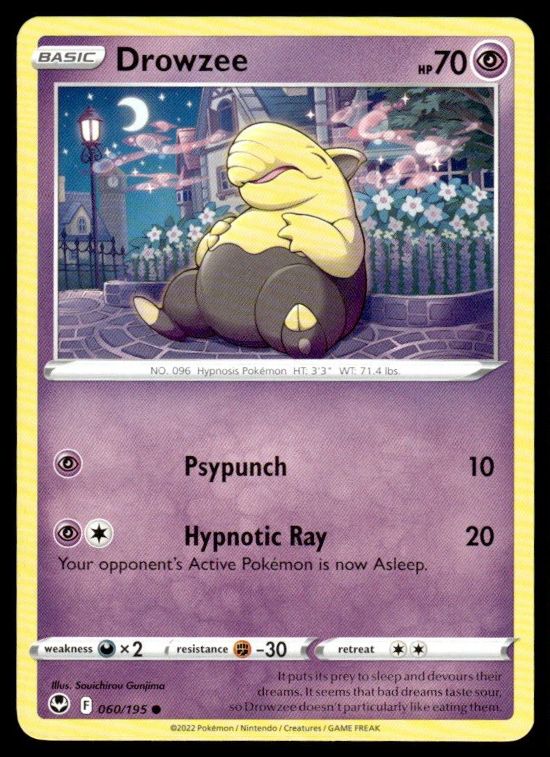 Drowzee 060/195 Comun - Silver Tempest - Sword & Shield