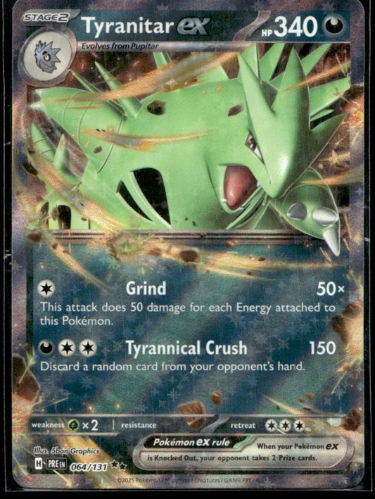 Tyranitar ex 064/131 - Prismatic Evolutions - Scarlet & Violet