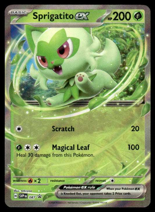 Sprigatito ex 087/PRSV - Scarlet & Violet Promos - Scarlet & Violet