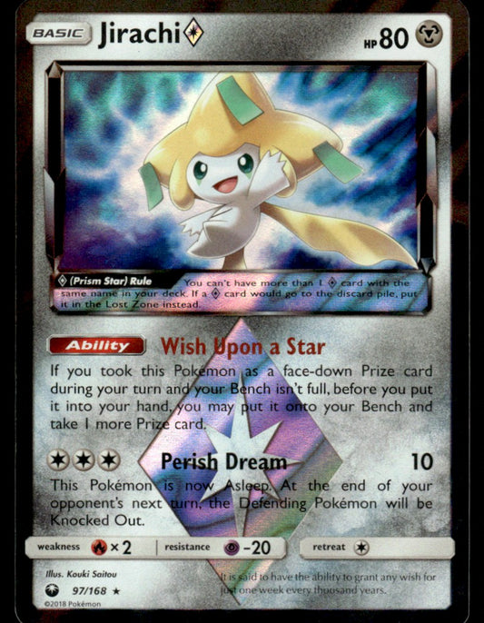 MP - Jirachi Prism Star 97 - Holo - Celestial Storm