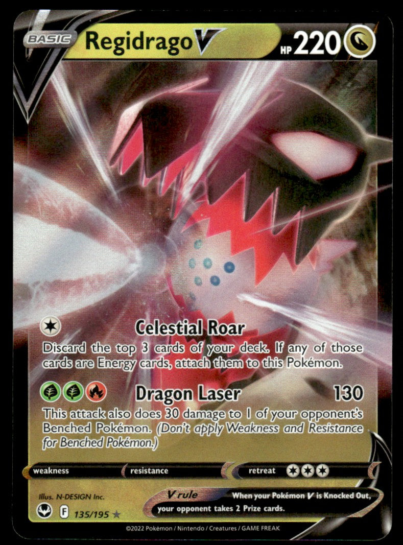 Regidrago V 135/195 - Silver Tempest - Sword & Shield