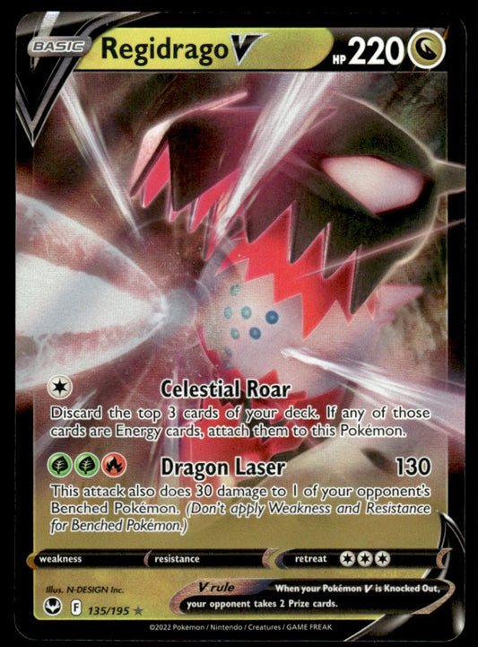 Regidrago V 135/195 - Silver Tempest - Sword & Shield