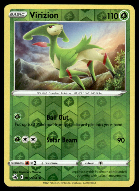Virizion 015/264 Reverse - Fusion Strike - Sword & Shield