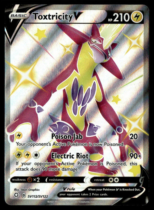 Toxtricity V SV112/SV122 - Shining Fates - Sword & Shield