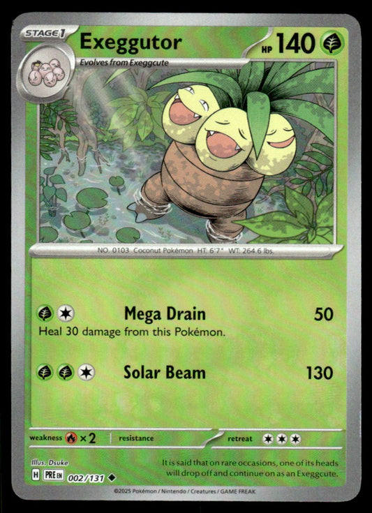 Exeggutor (Poke Ball Patern) 002/131 - Prismatic Evolutions - Scarlet & Violet
