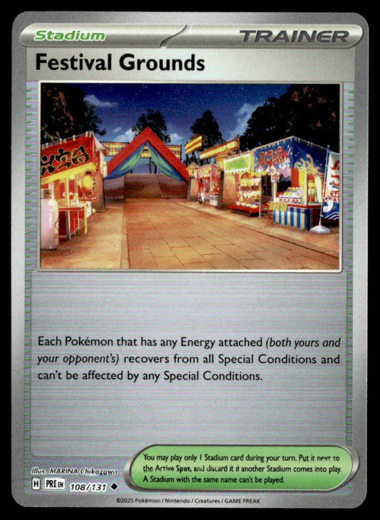 Festival Grounds (Poke Ball Pattern) 108/131 - Prismatic Evolutions - Scarlet & Violet