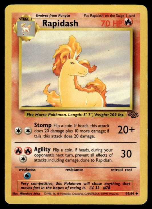 LP Rapidash 44 No Holo - Jungle
