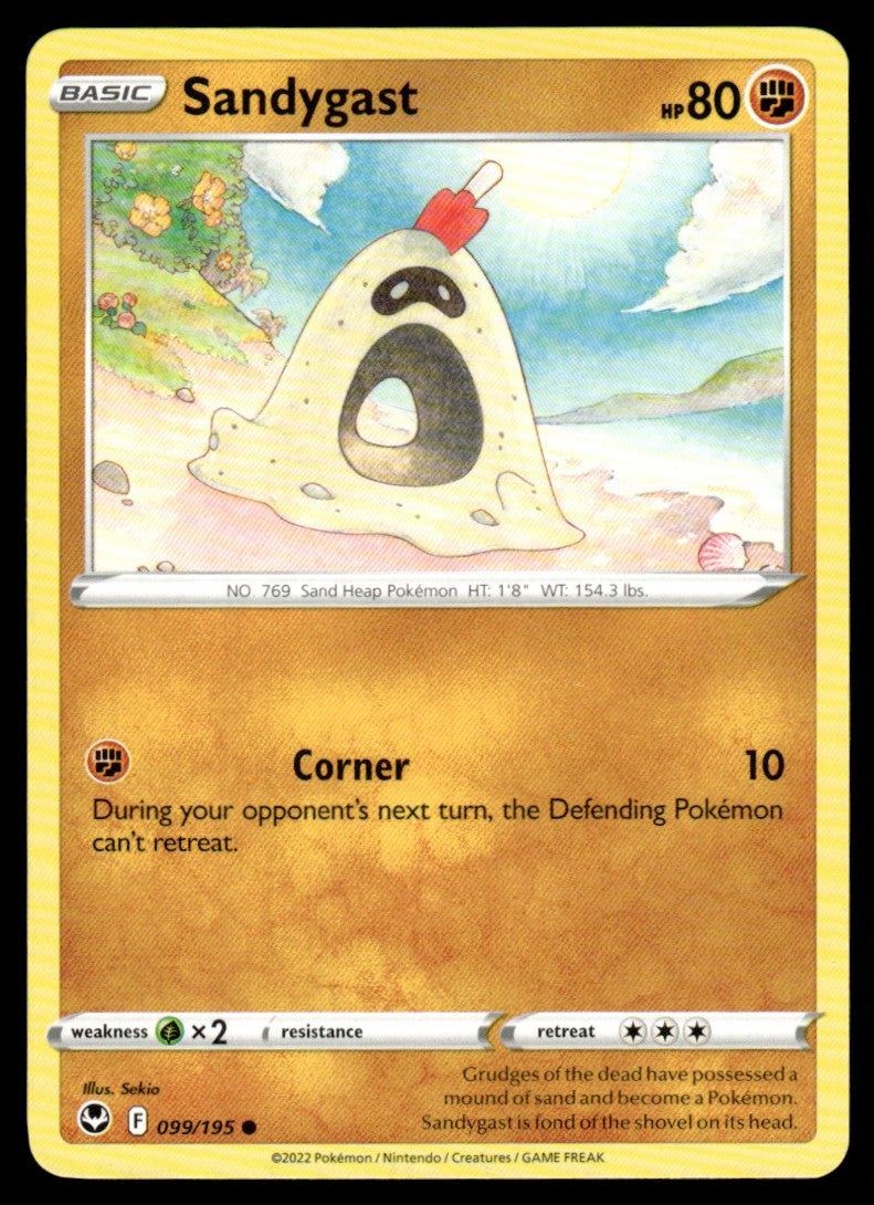Sandygast 099/195 Comun - Silver Tempest - Sword & Shield
