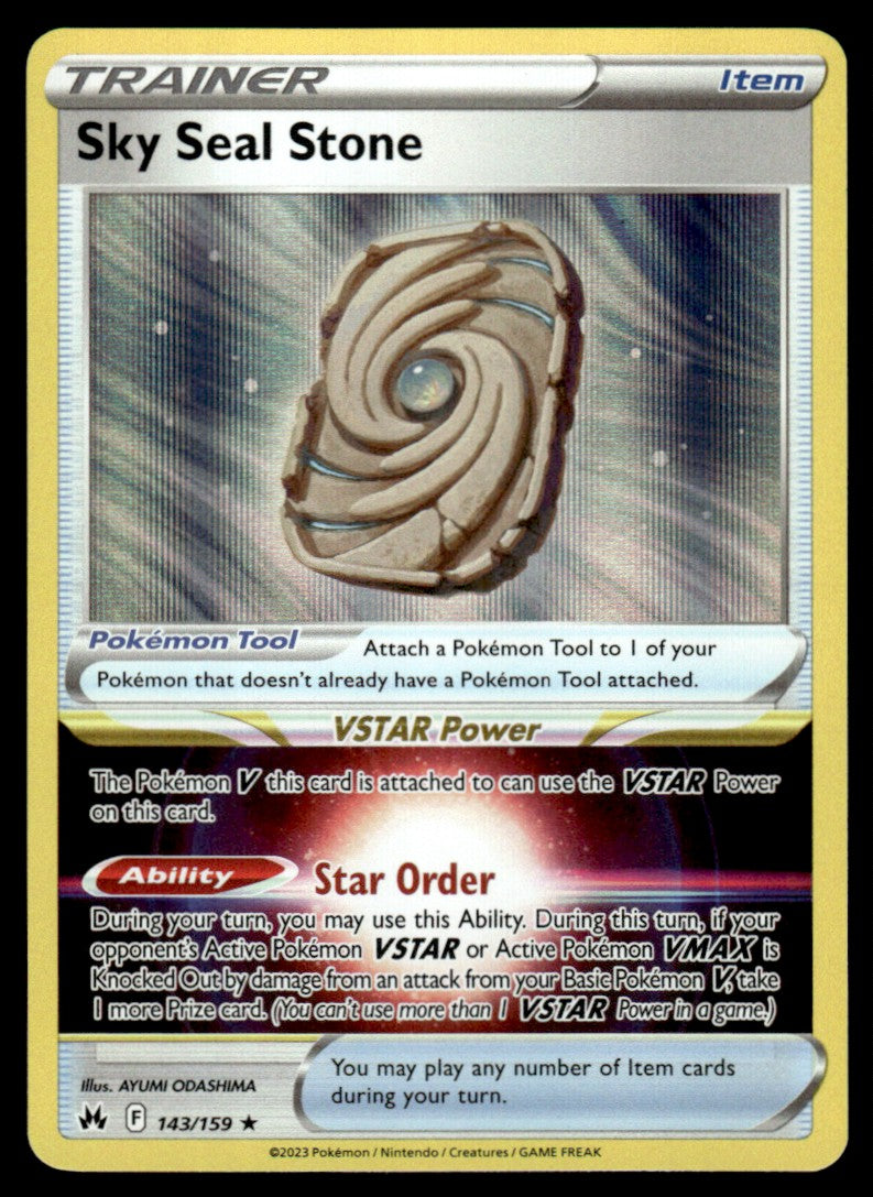 Sky Seal Stone 143/159 Holo - Crown Zenith - Sword & Shield
