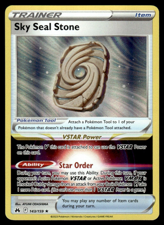 Sky Seal Stone 143/159 Holo - Crown Zenith - Sword & Shield