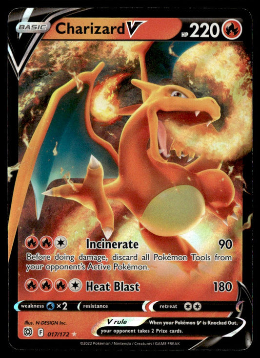 Charizard V 017/172 - Brilliant Stars - Sword & Shield