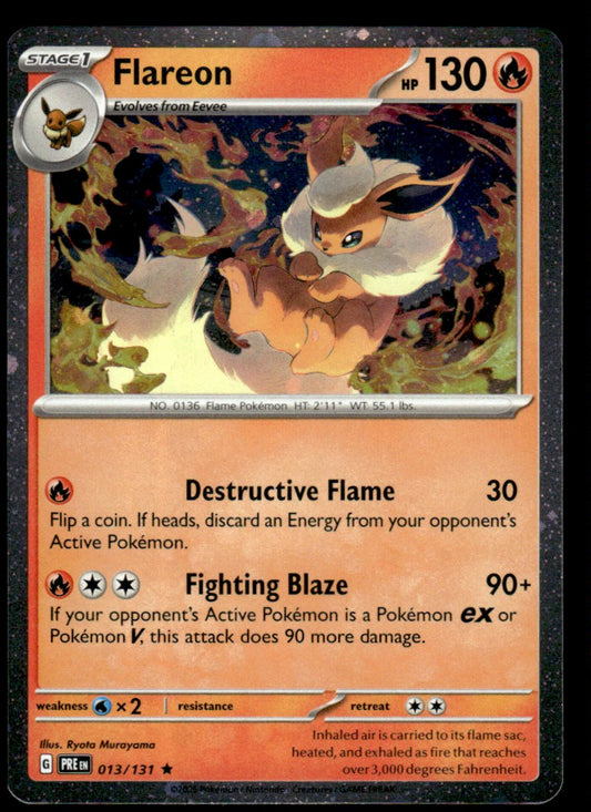 Flareon (Cosmo Holo) 013/131 - Prismatic Evolutions - Scarlet & Violet