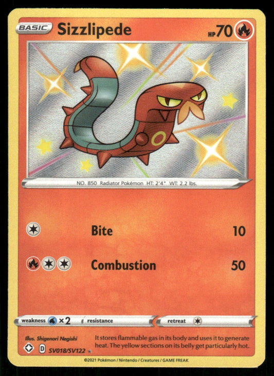 Sizzlipede SV018/SV122 - Shining Fates - Sword & Shield