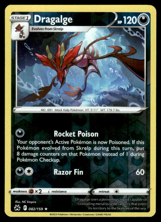 Dragalge 082/159 Reverse - Crown Zenith - Sword & Shield