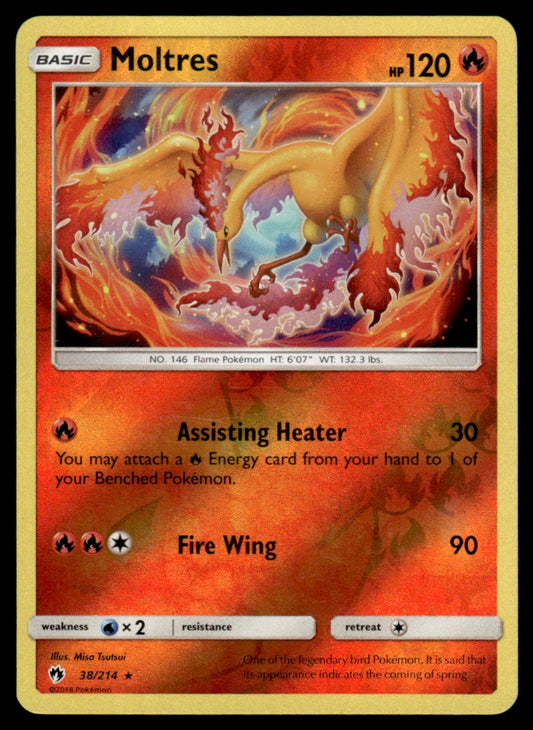 NM - Moltres 38 - Reverse - Lost Thunder