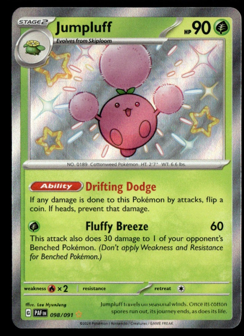 Jumpluff 098/091 - Paldean Fates - Scarlet & Violet