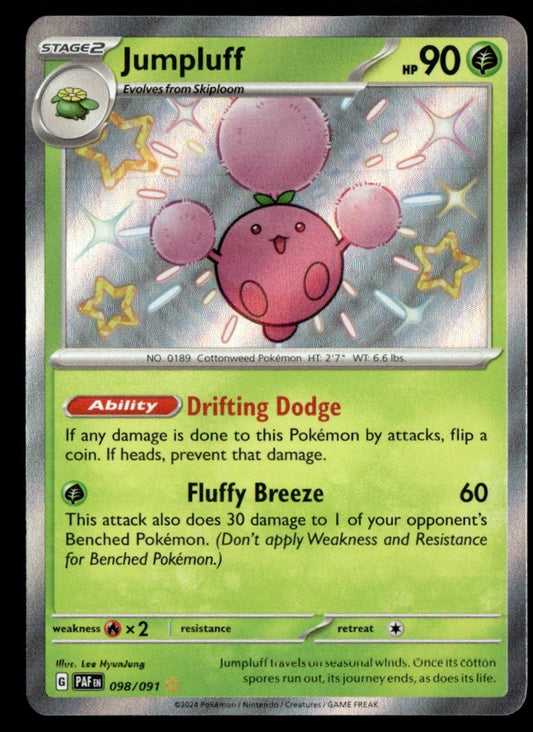 Jumpluff 098/091 - Paldean Fates - Scarlet & Violet