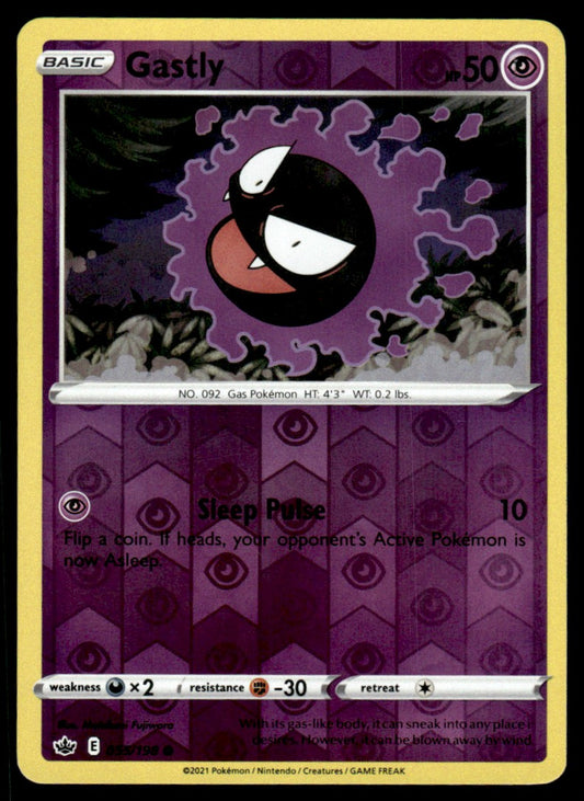 Gastly 055/198 Reverse - Chilling Reign - Sword & Shield