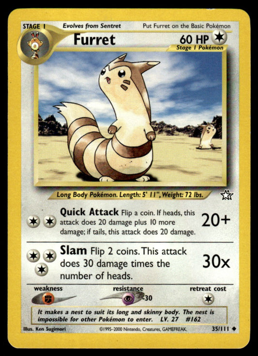 LP Furret 35 No Holo - Neo Genesis