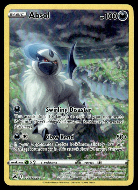 Absol GG16/GG70 - Crown Zenith - Galarian Gallery - Sword & Shield