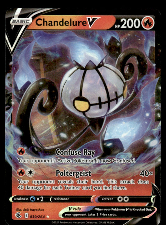 Chandelure V 039/264 - Fusion Strike - Sword & Shield