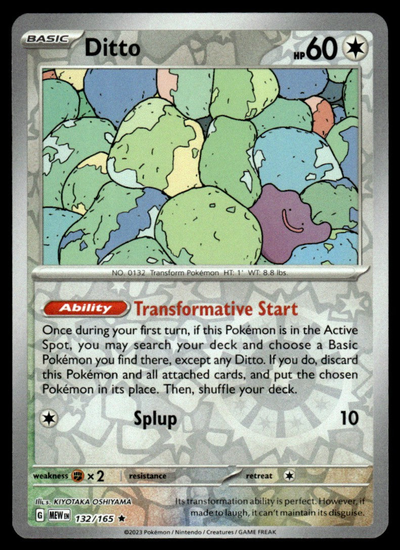 Ditto 132/165 Reverse - Scarlet & Violet - 151 - Scarlet & Violet