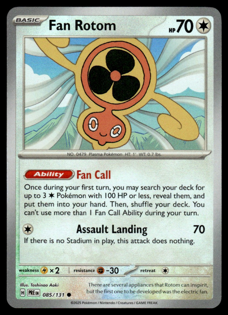 Fan Rotom (Master Ball Pattern) 085/131 - Prismatic Evolutions - Scarlet & Violet