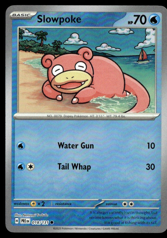 Slowpoke (Poke Ball Pattern) 018/131 - Prismatic Evolutions - Scarlet & Violet