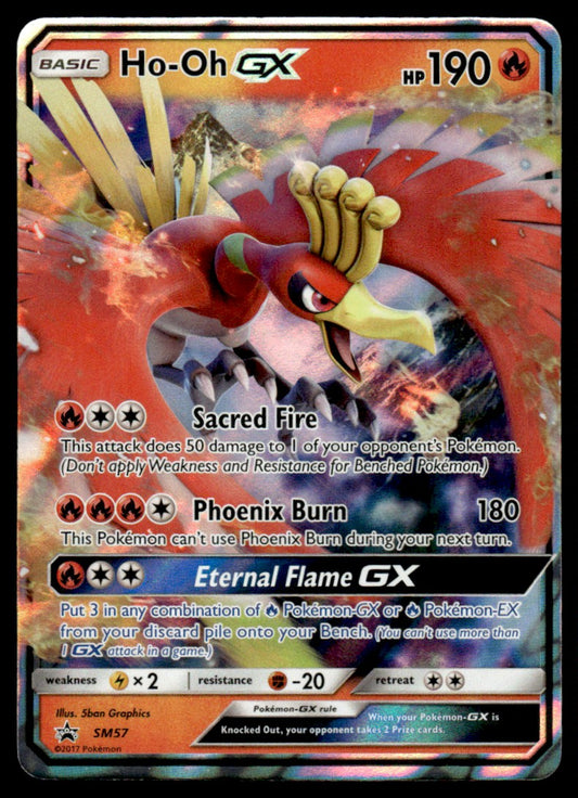 NM Ho-Oh-GX SM57 - Sun & Moon Promos