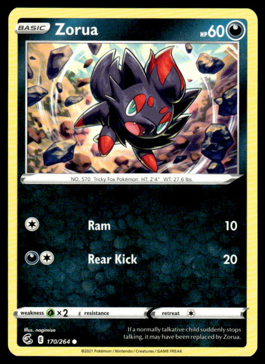 Zorua 170/264 Comun - Fusion Strike - Sword & Shield