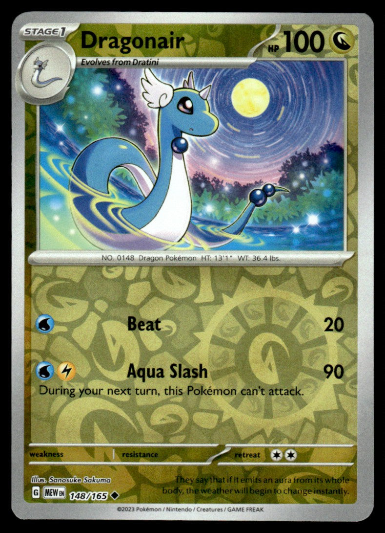 Dragonair 148/165 Reverse - Scarlet & Violet - 151 - Scarlet & Violet