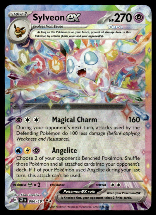 Sylveon ex 086/191 - Surging Sparks - Scarlet & Violet