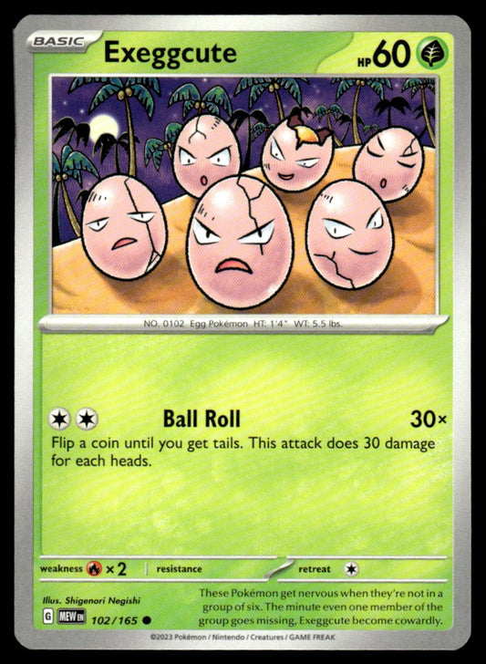 Exeggcute 102/165 Comun - Scarlet & Violet - 151 - Scarlet & Violet