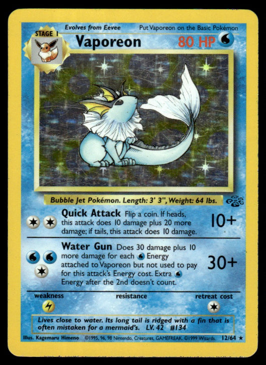 Vaporeon Holo - MP - Jungle