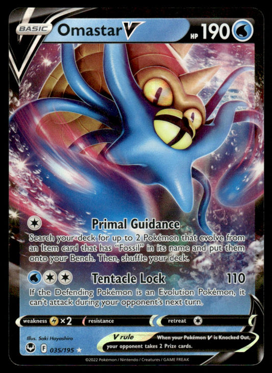 Omastar V 035/195 - Silver Tempest - Sword & Shield