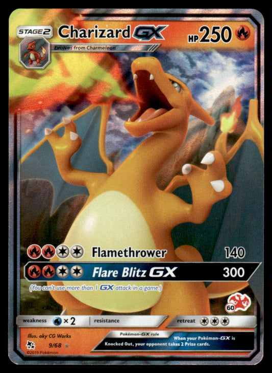 NM Charizard-GX 9 - Hidden Fates