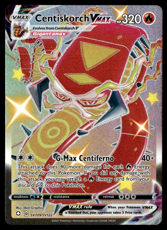 Centiskorch VMAX SV109/SV122 - Shining Fates - Sword & Shield