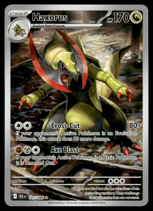Haxorus 147/086 - Black Bolt - Scarlet & Violet