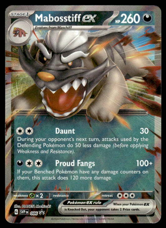 Mabosstiff ex 086/PRSV - Scarlet & Violet Promos - Scarlet & Violet