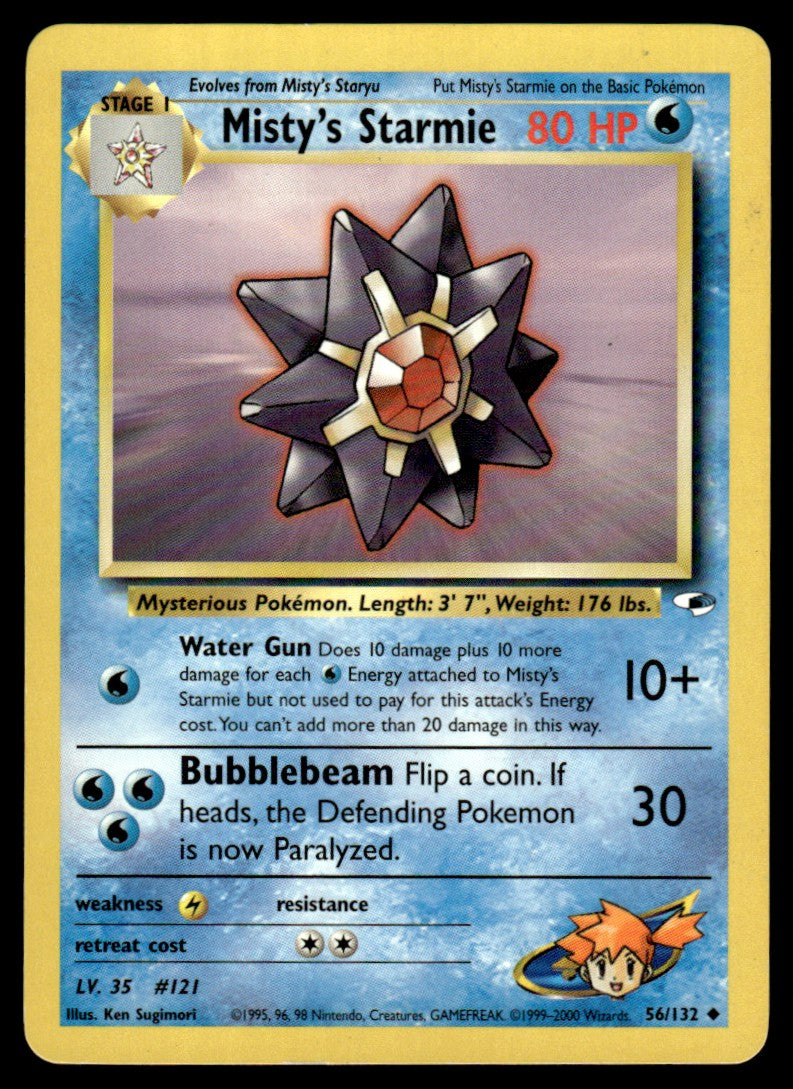 LP Misty’s Starmie 56 No Holo - Gym Heroes