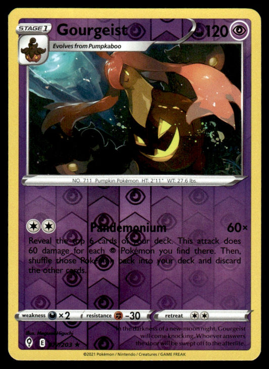 Gourgeist 077/203 Reverse - Evolving Skies - Sword & Shield