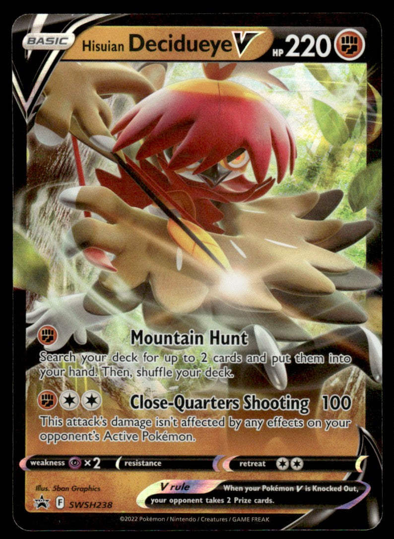 Hisuian Decidueye V SWSH238 - Sword & Shield Promos - Sword & Shield