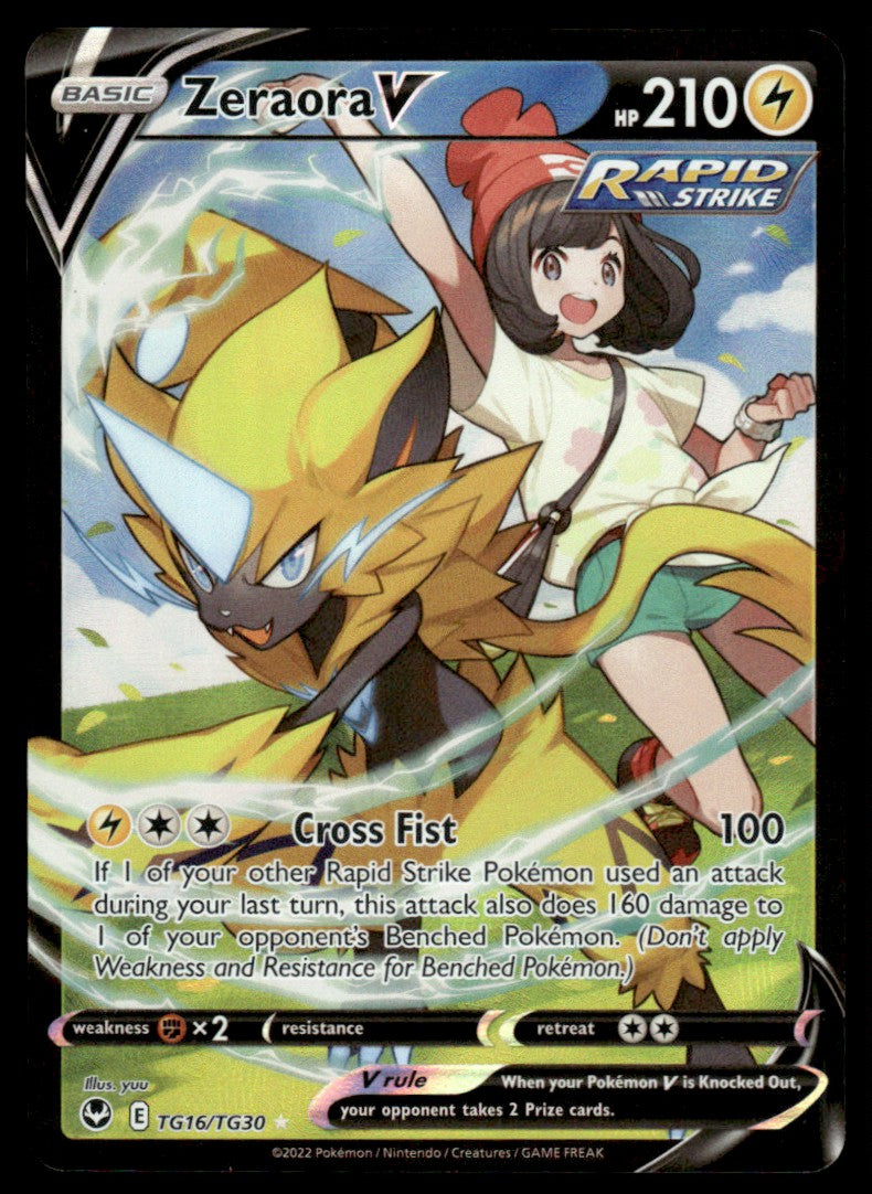 Zeraora V TG16/TG30 - Silver Tempest - Trainer Gallery - Sword & Shield