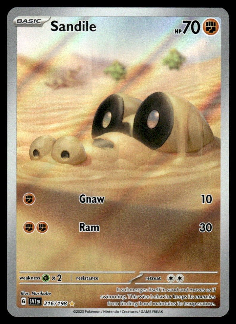 Sandile 216/198 - Scarlet & Violet Base Set - Scarlet & Violet