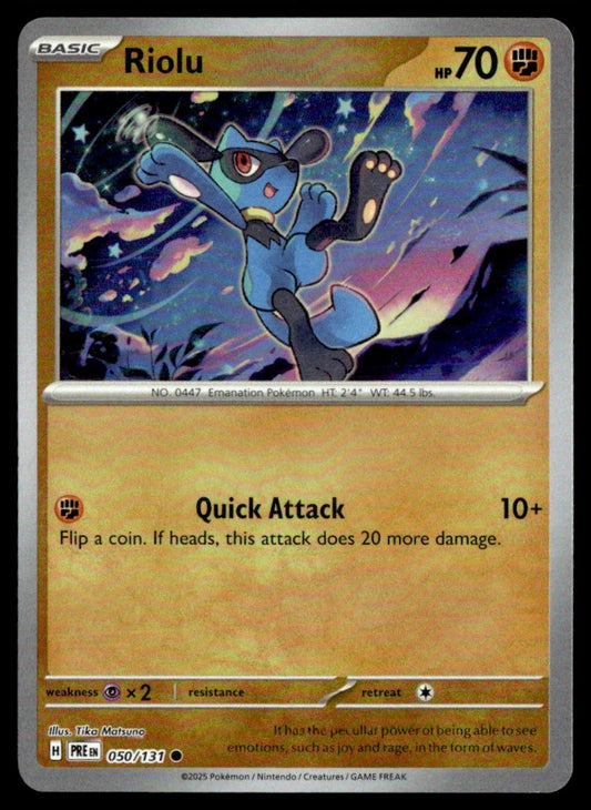 Riolu (Poke Ball Pattern) 050/131 - Prismatic Evolutions - Scarlet & Violet