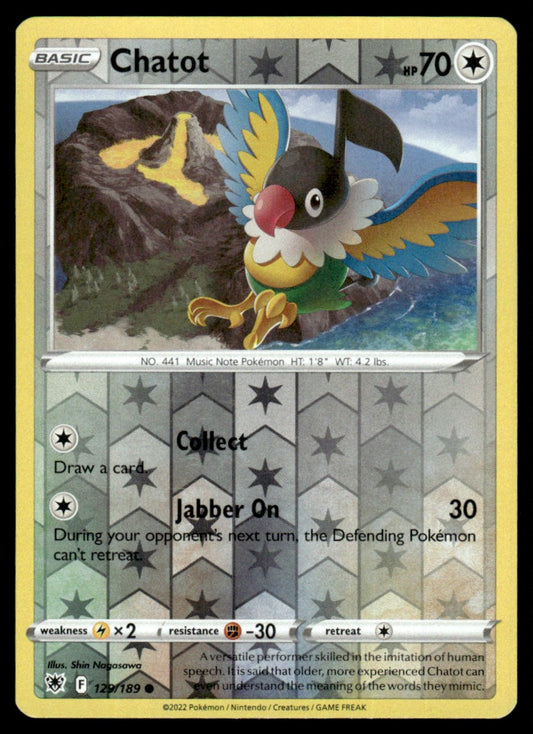 Chatot 129/189 Reverse - Astral Radiance - Sword & Shield